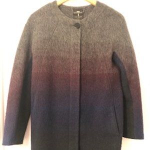 Ted Baker Ombre Cocoon Coat - Size 1